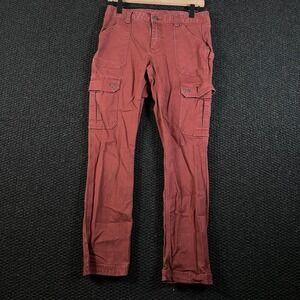 Duluth Trading Co Women's Straight Leg Pants - Deep Red